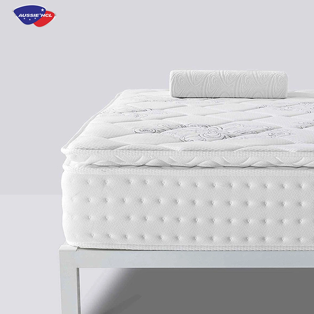 180X200 Hybrid Queen Latex Foam Spring Mattresses Vacuum Packed Compression Cotton Cooling Gel Memory Foam Mattress Pocket Innersprings for Motion Isolation