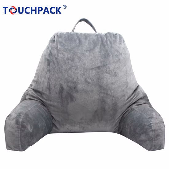 Wholesale Portable Cheap New Soft Back Support Rest Memory Foam TV Bedrest Support Reading Pillow
