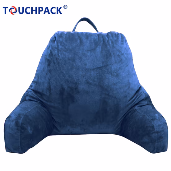 Wholesale Portable Cheap New Soft Back Support Rest Memory Foam TV Bedrest Support Reading Pillow