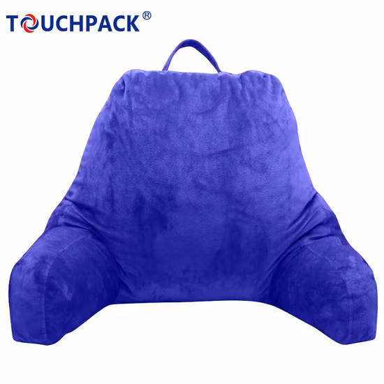 Wholesale Portable Cheap New Soft Back Support Rest Memory Foam TV Bedrest Support Reading Pillow