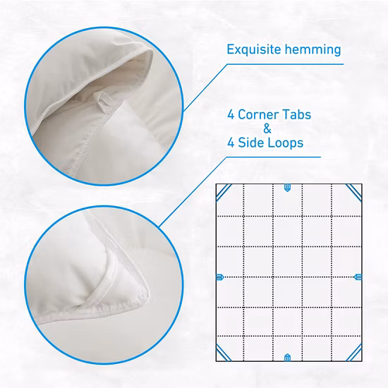 홈 호텔 프린트 다운 이불 오리 깃털 이불 오리털 이불